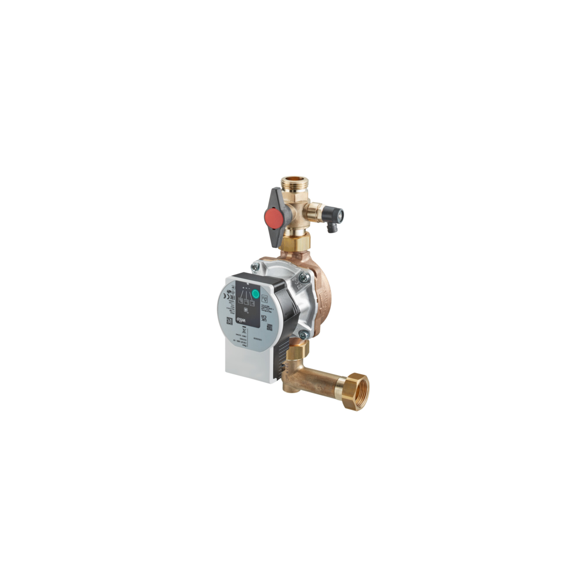 Oventrop TW-Zirkulation:Regumaq X-25/45 mit Zirkulationspumpe