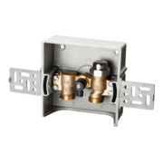 Oventrop Unterputzbox Unibox RLA vario weiß, zur Rücklauf-Absperrung