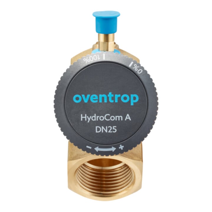Oventrop Vanne d'arrêt HydroCom A DN 20, Rp 3/4, PN 16, 2x F, laiton