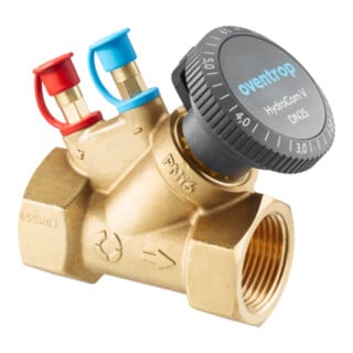 Oventrop Vanne de régulation HydroCom V DN 32, Rp 1 1/4, PN 16, 2x FI, MS