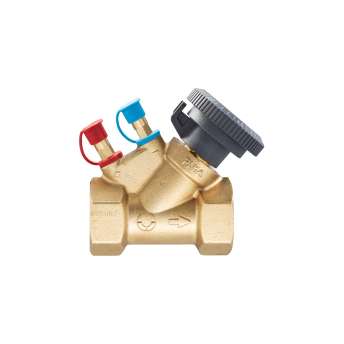 Oventrop Vanne de régulation HydroCom V DN 32, Rp 1 1/4, PN 16, 2x FI, MS