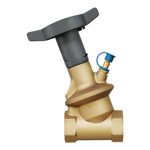 Oventrop Vanne de régulation Hydrocontrol D DN 25, Rp 1, PN 25, 2x FI, laiton