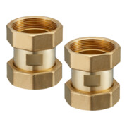 Oventrop Verschraubung 2xG 2 Überwurfmutter