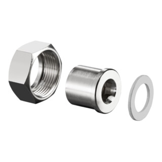Oventrop Verschraubung DN 15, G 1/2 IG/ÜM G 7/8 IG, fl., z Byp.
