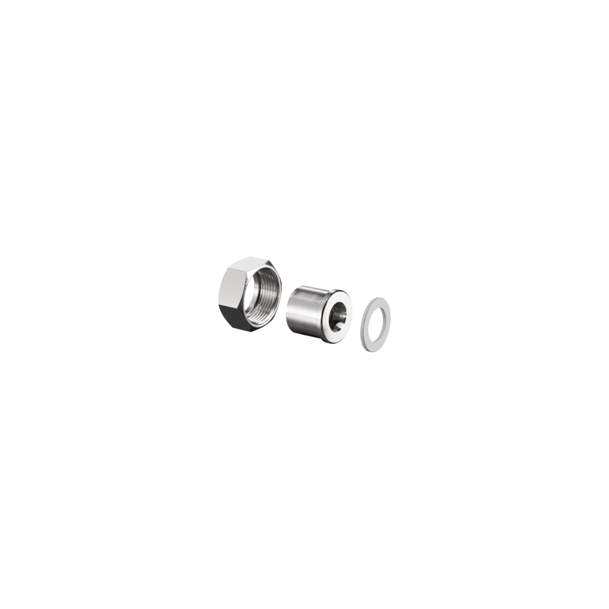 Oventrop Verschraubung DN 15, G 1/2 IG/ÜM G 7/8 IG, fl., z Byp.