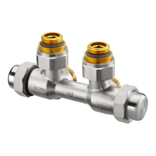 Oventrop Verschraubung Multiflex FQ MS vern., G 1/2 AGxG 3/4 AG, Eck, rechts