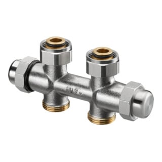 Oventrop Verschraubung Multiflex FQ MS vern., G 3/4 ÜMxG 3/4 AG, Durchgang