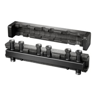Oventrop Verteilerbalken DN 32, S, m WD u. Wandhalt., f 4 HK