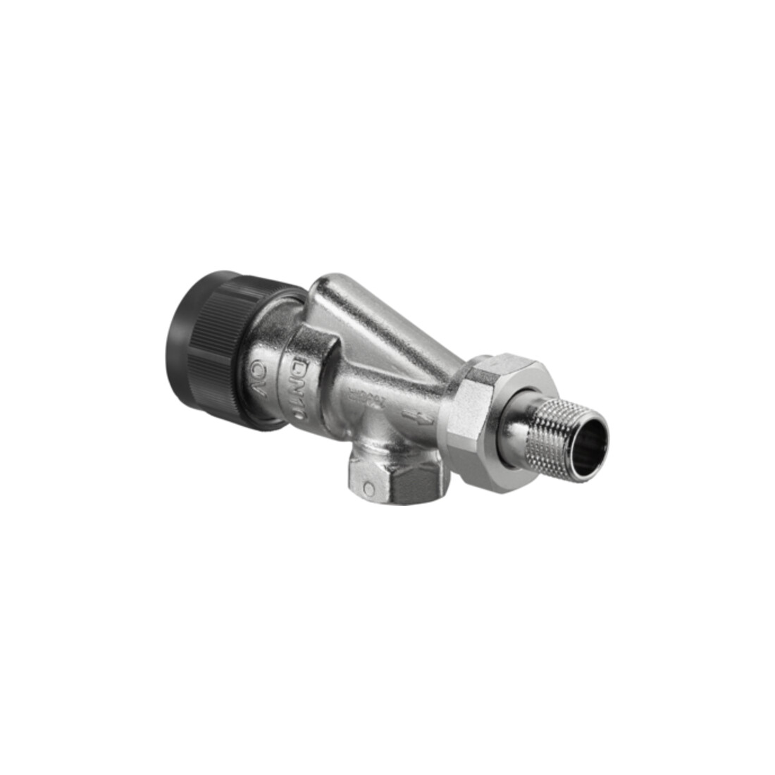 Oventrop Vorlauf-Axialventil Baureihe A DN 10, Messing vernickelt