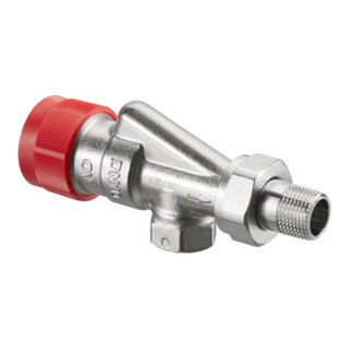 Oventrop Vorlauf-Axialventil Baureihe AF DN 10, Messing vernickelt