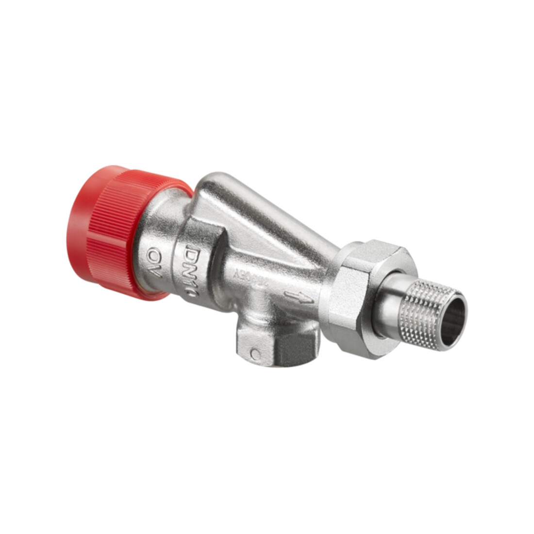 Oventrop Vorlauf-Axialventil Baureihe AF DN 15, Messing vernickelt