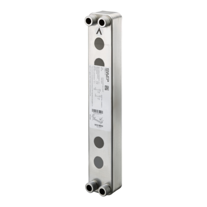 Oventrop Wärmeübertrager Regudis W LB 1, m. 12 l/min, 16 Plat., nickelgel.