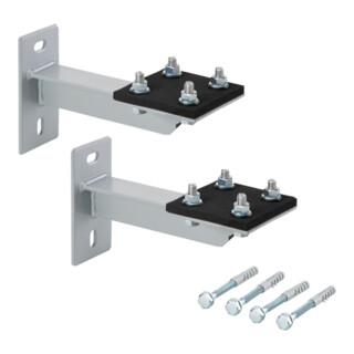 Oventrop Wandkonsole DN 32 p./40/50, mit Befestigungsmaterial