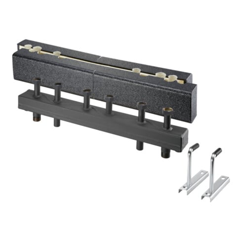 Oventrop Weiche/Verteiler-Kombination HydroFixx DN 20, hydr., m Wärmedämm., f 3 HK