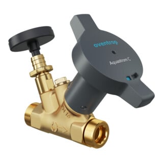 Oventrop Zirkulationsventil Aquastrom C DN 20 G 1 statisch mit Thermometer
