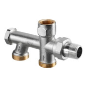 Oventrop Zweirohr-Anschlussstück Duo DN 15xG 3/4 AG, mit Absperrung-4