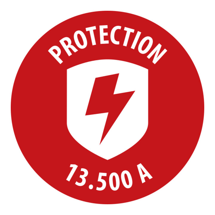 Overspanningsbeveiligingsadapter 13.500A antraciet