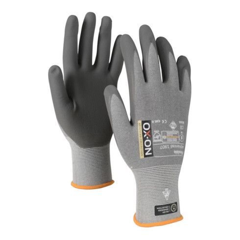 OX-ON Gants anti-coupure Flexible Advanced 1907, T. 9