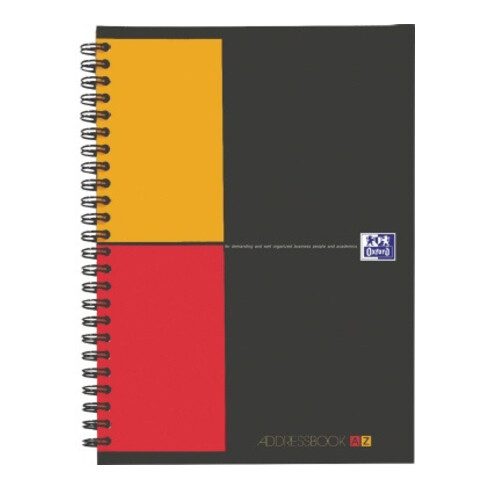 Oxford Adressbuch International 100103165 DIN A5 72Blatt