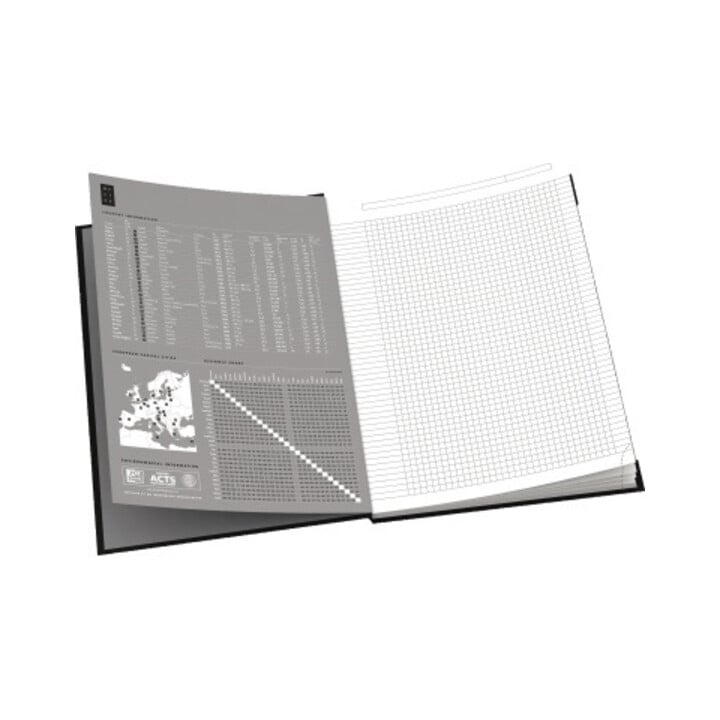 Oxford Notizbuch Office Smart Black 100104227 A4 96Bl. kariert