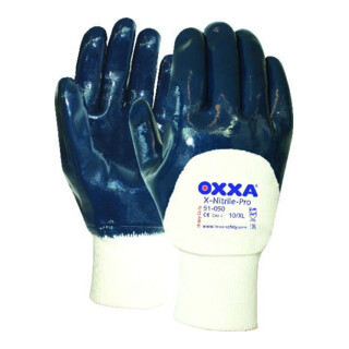 OXXA Gant X-Nitrile-Pro, T. 9, manchette partiellement enduite