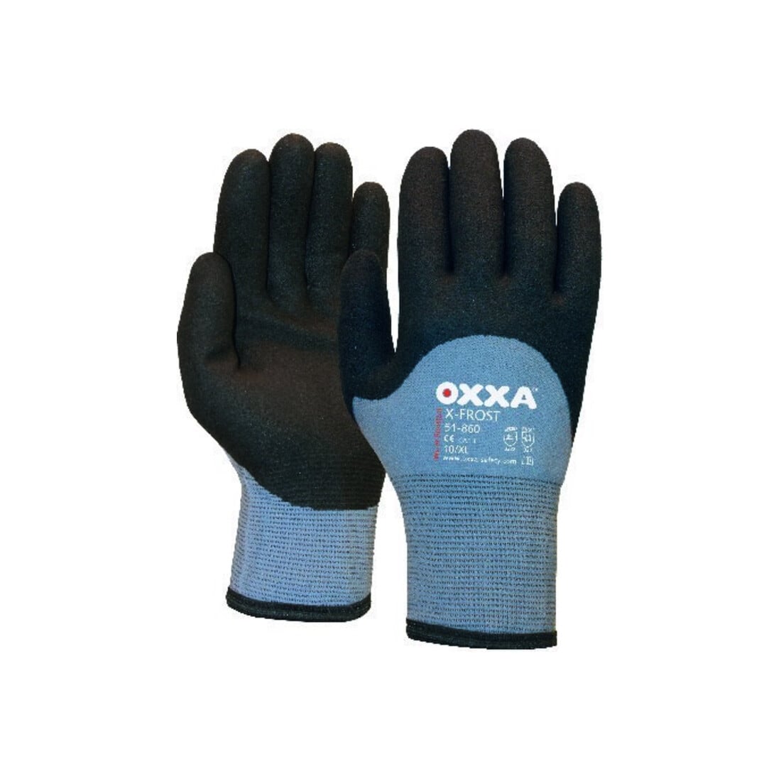 OXXA Handschuh X-Frost, grau-schwarz