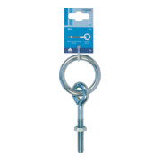 PÖSAMO Anneau de crèche galZn (SB) 9,0x45mm M10 filetage 1 pce