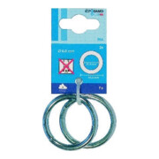 PÖSAMO Anneau soudé Zn (SB) 9,0mm, Ø int. 40mm par 2