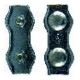 PÖSAMO Bornes duplex galZn 6,0 mm x 60 M6-1
