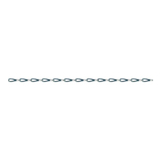 PÖSAMO Chaîne à rivets étamée 0,4 mm Rl.50 m (130x60)