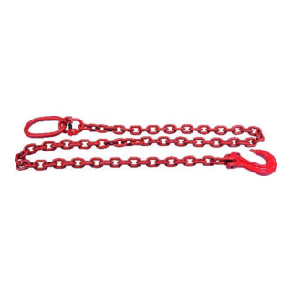 PÖSAMO Chaîne de débardage (assortiment) acier forgé rouge 8x2000mm