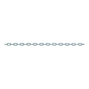 PÖSAMO Chaîne de montre nickelée 1,6 mm Ro.25m (130x60)