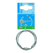 PÖSAMO Clé pour câble métallique (SB) Ø câble 1,5 mm, 3 pcs