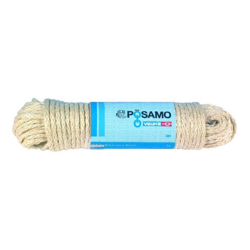 PÖSAMO Corde à linge en sisal, imprimée, 5,0 mm x 30 m sur bobine