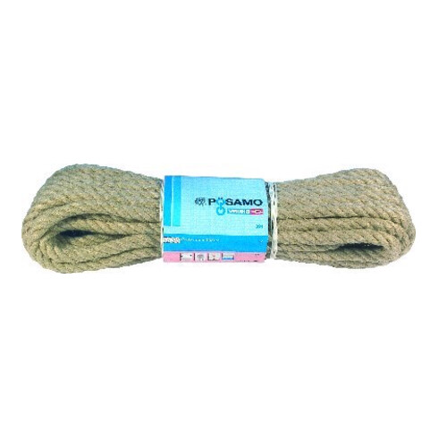 PÖSAMO Corde multifonction chanvre imprimée 6,0 mm x 30 m sur bobine