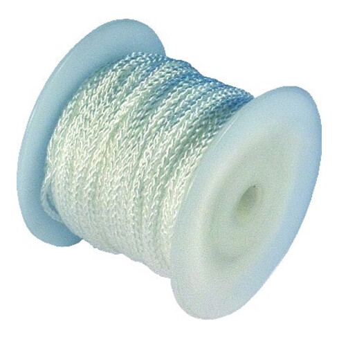 PÖSAMO Corde PP tressée E blanc 2,5 mm x 50 m sur bobine