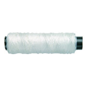 PÖSAMO Cordeau de maçon en nylon blanc 1,3 mm x 50 m sur bobine