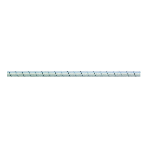 PÖSAMO Cordon en caoutchouc blanc/noir 8,0 mm Ro. 75 m (250x110)