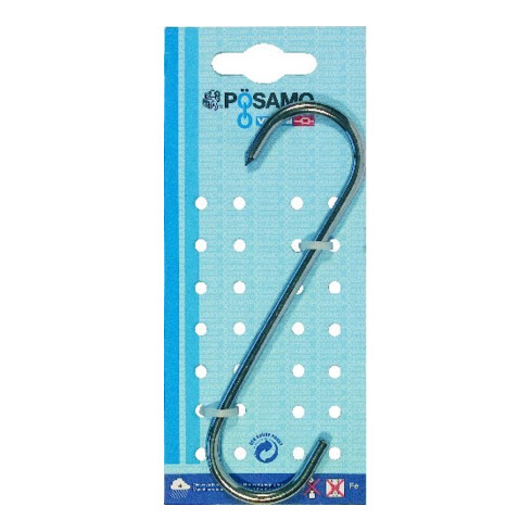 PÖSAMO Crochet à viande Zn (SB), diamètre 5,0 mm L-120 mm, 1 pc