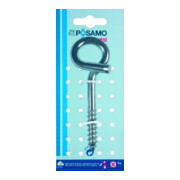 PÖSAMO Crochet de plafond galZn (SB) 8,8x120mm filetage bois 1 pce