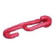 PÖSAMO Crochet de traction en plastique rouge 6,0 mm-1