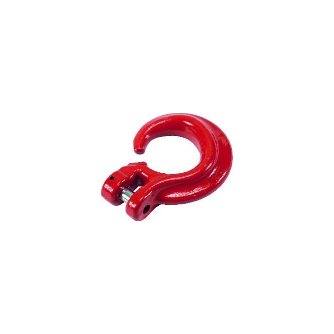 PÖSAMO Crochet d'élingue acier zingué rouge 8 mm 5/16 DIN EN1677-2