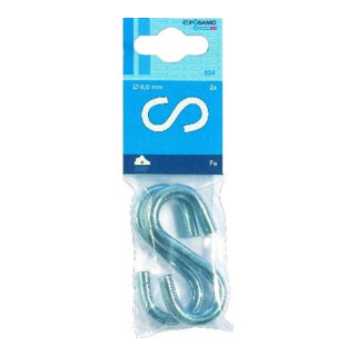 PÖSAMO Crochet S non (SB) galZn 3,8 mm
