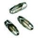 PÖSAMO Fermeture à pince 4,5mm laiton chromé-1