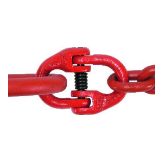 PÖSAMO Maillon de connexion GK 8 acier rouge laqué NG 8-8