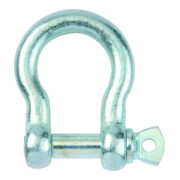 PÖSAMO Manille courbe galvanisée 8,0 mm-5/16