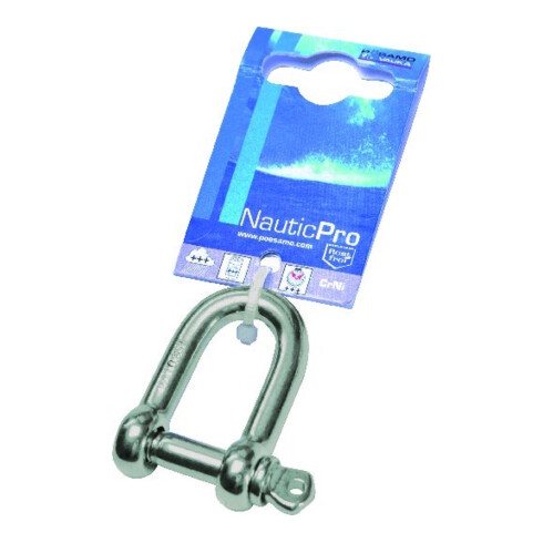 PÖSAMO Manille droite (SB) A4 8,0mm-1/3" à 1 pièce