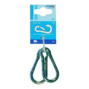 PÖSAMO Mousqueton de pompier (SB) galZn 40 x 4 mm par 2 pcs