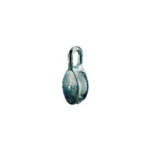 PÖSAMO Poulie simple galvanisée pour câble Ø env. 10,0 mm