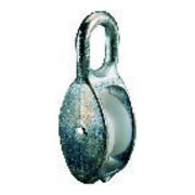 PÖSAMO Poulie simple galvanisée pour câble Ø env. 10,0 mm